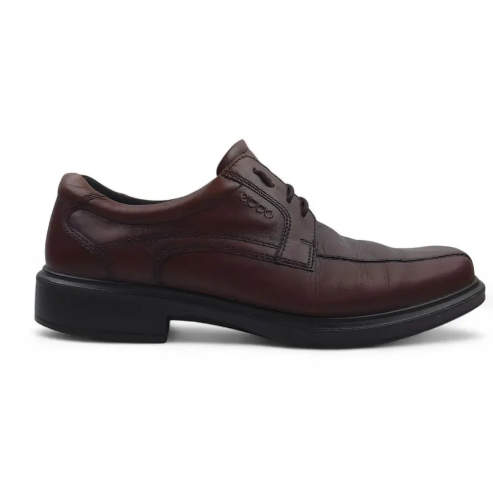 Ecco Shoes Mens 44 US 10/10.5 Helsinki Square‎ Bike Toe Oxford